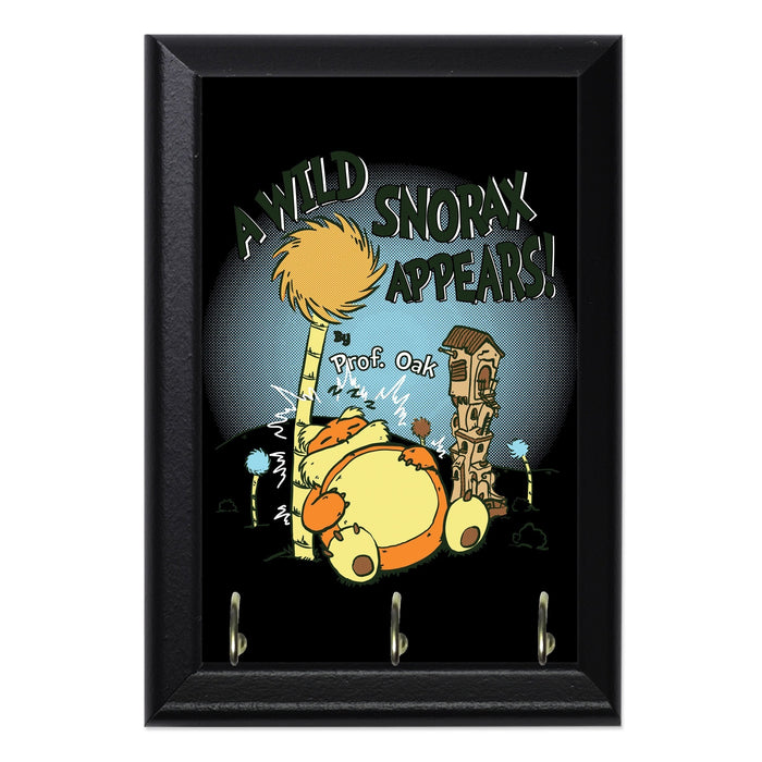 A Wild Snorax Appears Wall Plaque Key Holder - 8 x 6 / Yes