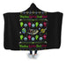 A Wubba Lubba Xmas Hooded Blanket - Adult / Premium Sherpa