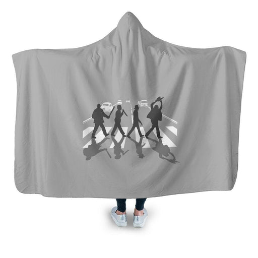 Abbey Road Killer Grey Hooded Blanket - Adult / Premium Sherpa
