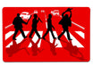Abbey Road Killer Red Large Mouse Pad