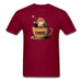 Accio Coffee Unisex Classic T-Shirt - burgundy / S