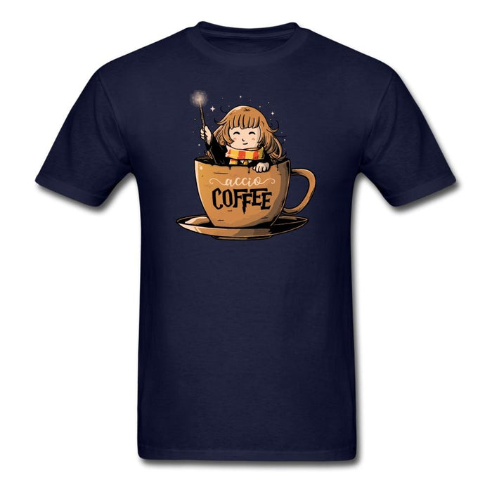 Accio Coffee Unisex Classic T-Shirt - navy / S