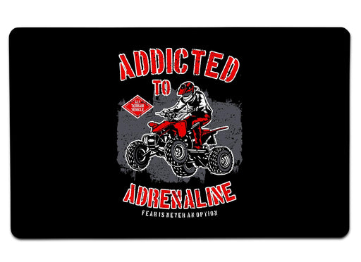 Addicted To Adrenaline Large Mouse Pad