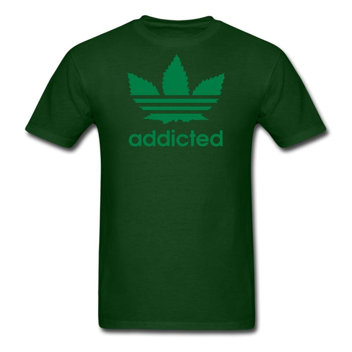 Addicted Unisex T-Shirt - forest green / S