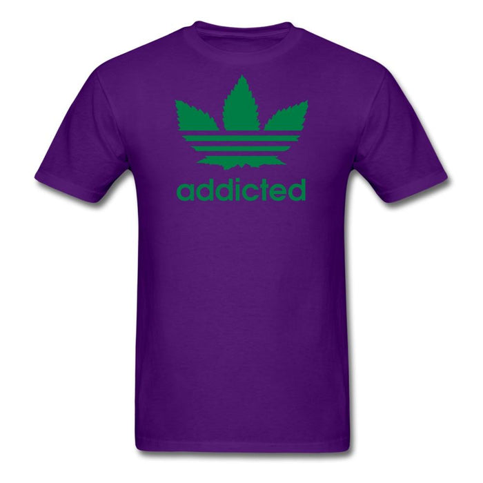 Addicted Unisex T-Shirt - purple / S