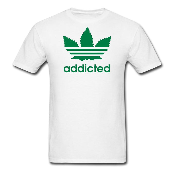 Addicted Unisex T-Shirt - white / S