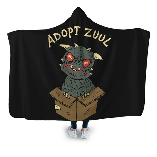 Adopt Zuul Hooded Blanket - Adult / Premium Sherpa