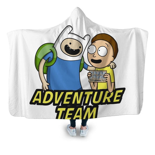 Adventureteam Hooded Blanket - Adult / Premium Sherpa
