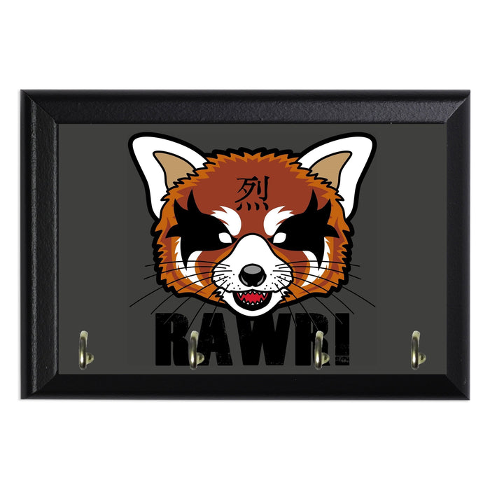 Aggressive Growl Key Hanging Plaque - 8 x 6 / Yes