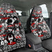 Ahegao Anime Black And Red Car Seat Covers - One size
