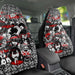 Ahegao Anime Black And Red Car Seat Covers - One size