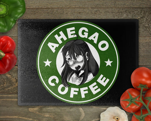 Ahegao Coffee 10 Cutting Board