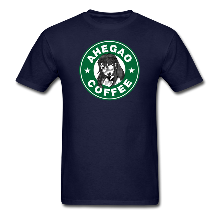 Ahegao Coffee 10 Unisex Classic T-Shirt - navy / S