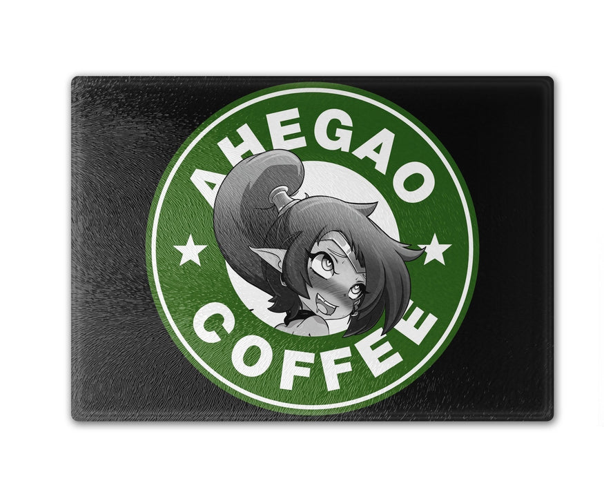 Ahegao Coffee 11 Cutting Board
