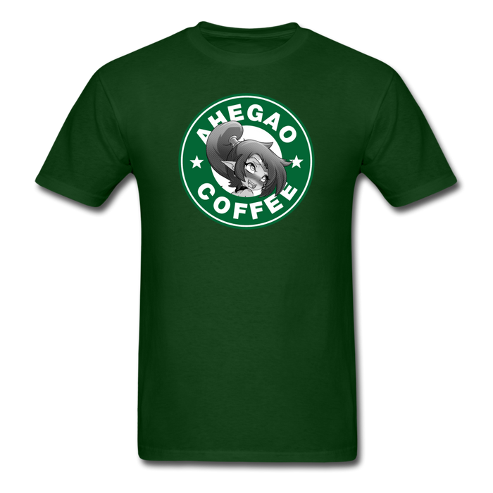 Ahegao Coffee 11 Unisex Classic T-Shirt - forest green / S