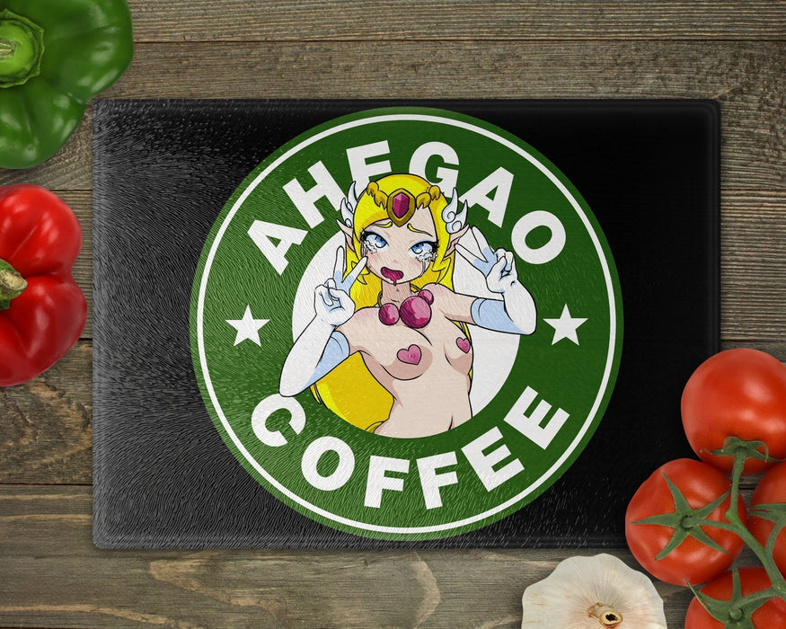 Ahegao Coffee 12 Cutting Board
