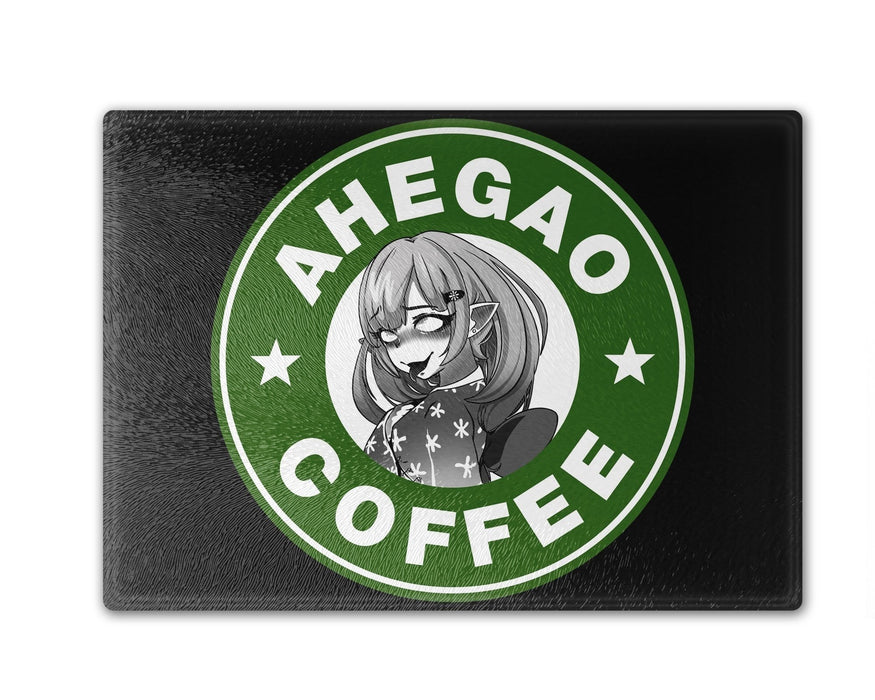 Ahegao Coffee 2 Cutting Board
