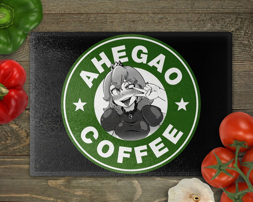Ahegao Coffee 3 Cutting Board