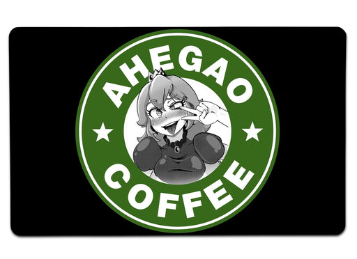 Ahegao Coffee 3 Large Mouse Pad