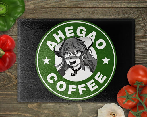 Ahegao Coffee 4 Cutting Board