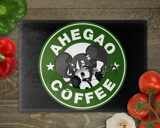 Ahegao Coffee 6 Cutting Board