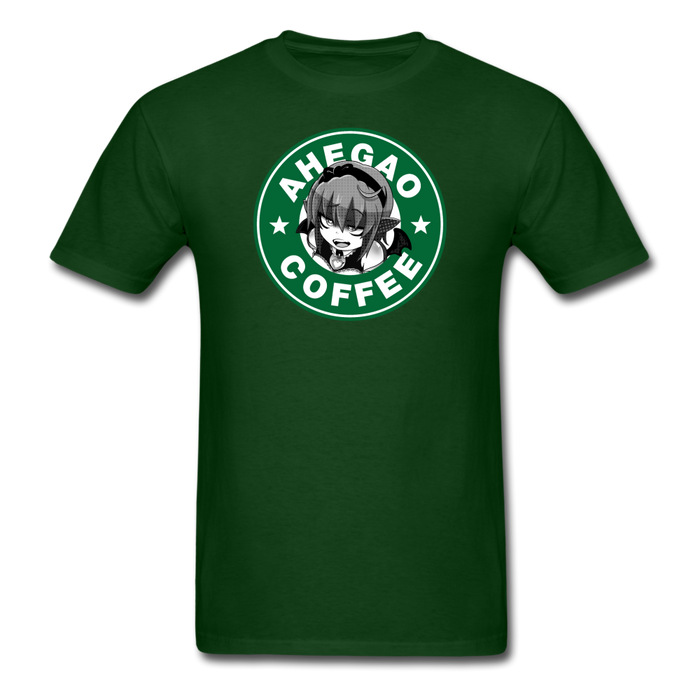 Ahegao Coffee 7 Unisex Classic T-Shirt - forest green / S