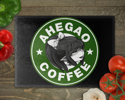 Ahegao Coffee 8 Cutting Board