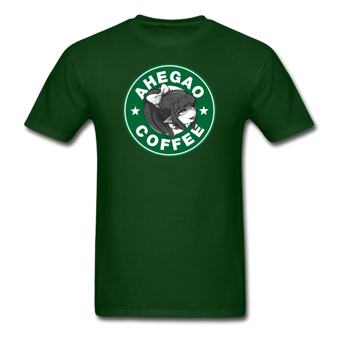 Ahegao Coffee 8 Unisex Classic T-Shirt - forest green / S