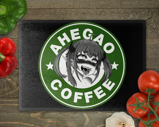 Ahegao Coffee 9 Cutting Board