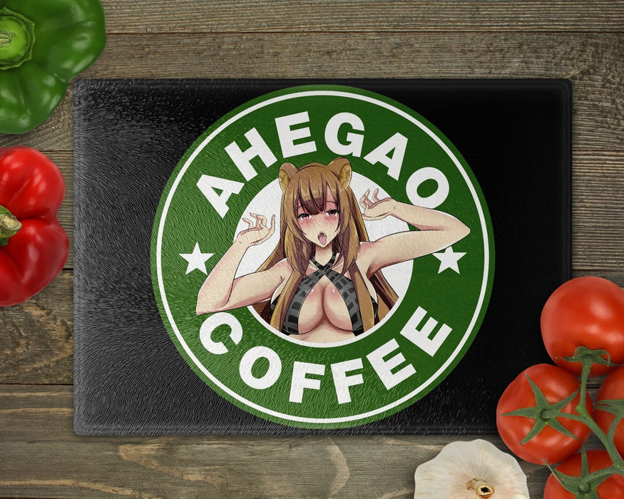 Ahegao Coffee Cutting Board