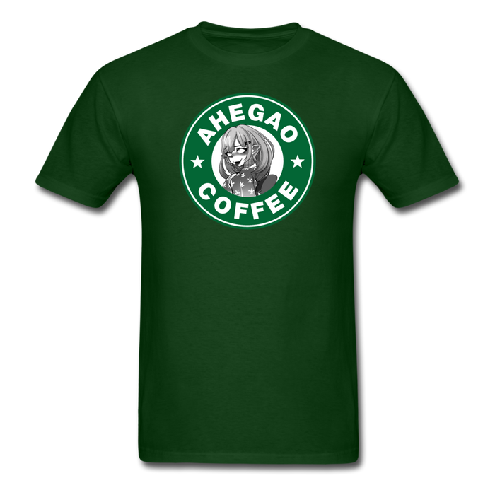 Ahegao Coffee V2Unisex Classic T-Shirt - forest green / S