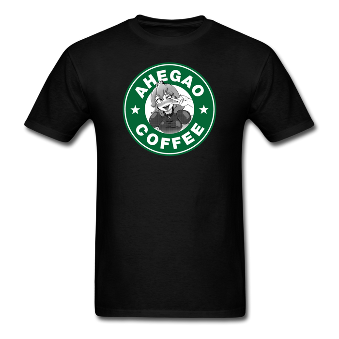 Ahegao Coffee V3 Unisex Classic T-Shirt - black / S