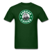Ahegao Coffee V3 Unisex Classic T-Shirt - forest green / S