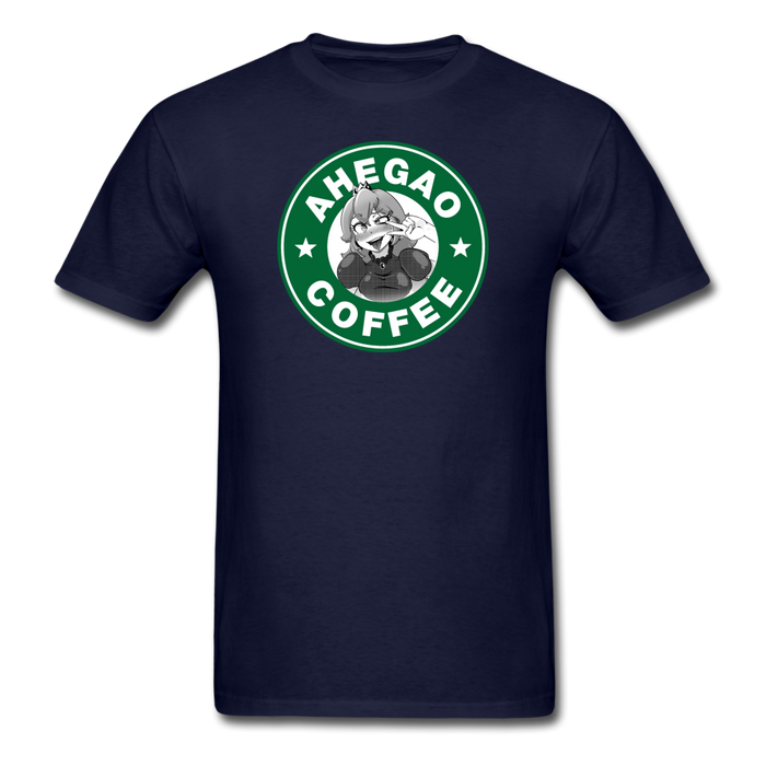 Ahegao Coffee V3 Unisex Classic T-Shirt - navy / S