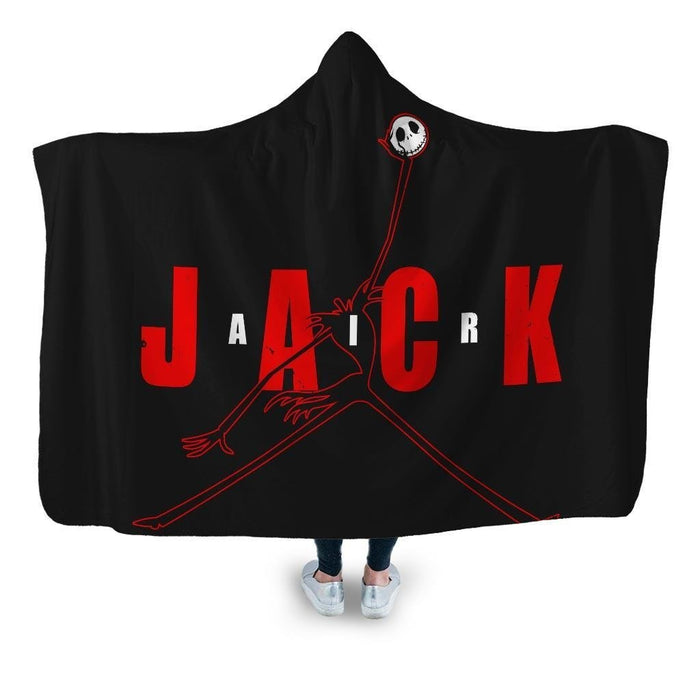 Air Jack Hooded Blanket - Adult / Premium Sherpa