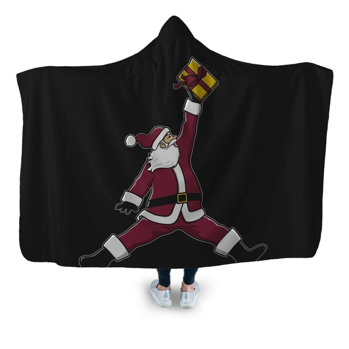Air Santa Hooded Blanket - Adult / Premium Sherpa