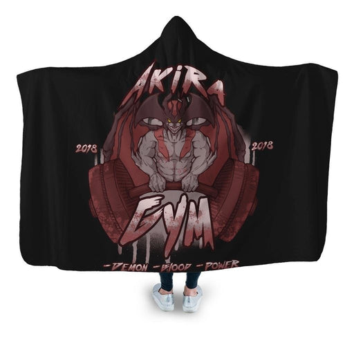 Akira Gym Hooded Blanket - Adult / Premium Sherpa