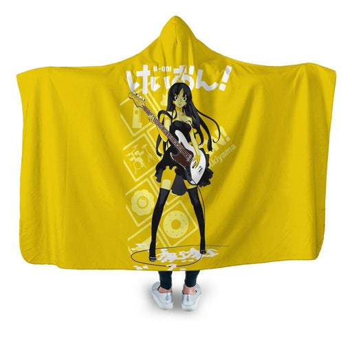 Akiyama Mio Hooded Blanket - Adult / Premium Sherpa