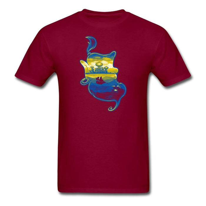 Aladdin Silhouette Unisex Classic T-Shirt - burgundy / S