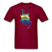Aladdin Silhouette Unisex Classic T-Shirt - burgundy / S
