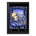 Albuquerque Blue Sky Decorative Wall Plaque Key Holder Hanger - 8 x 6 / Yes