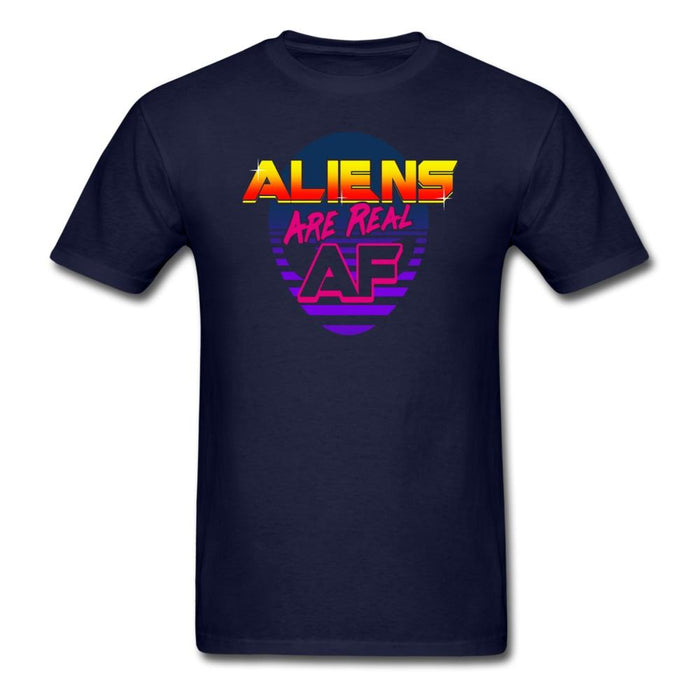 Aliens Are Real AF Unisex Classic T-Shirt - navy / S