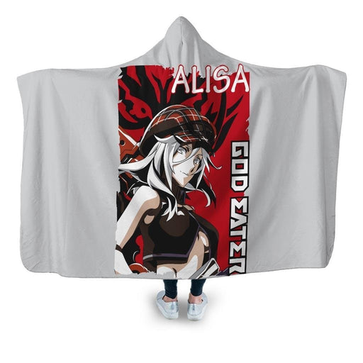 Alisa God Eater Hooded Blanket - Adult / Premium Sherpa