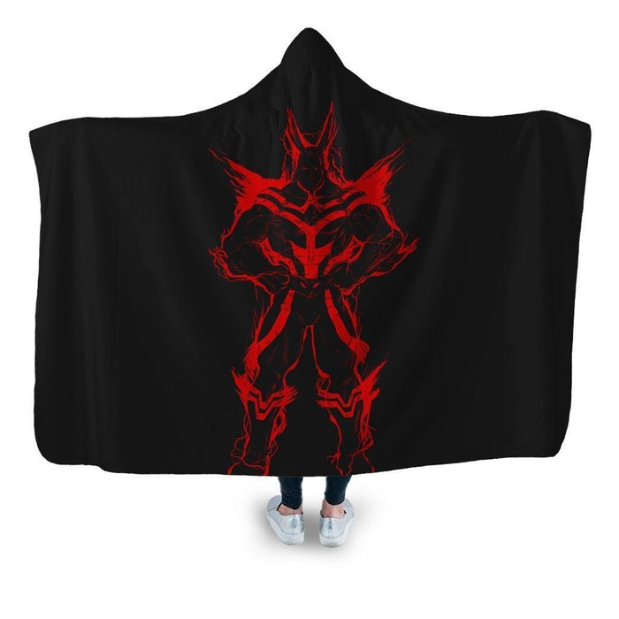 All Might Hooded Blanket - Adult / Premium Sherpa