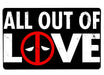 All Out Of Love Large Mouse Pad
