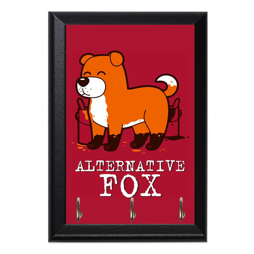 Alternative Fox Key Hanging Plaque - 8 x 6 / Yes
