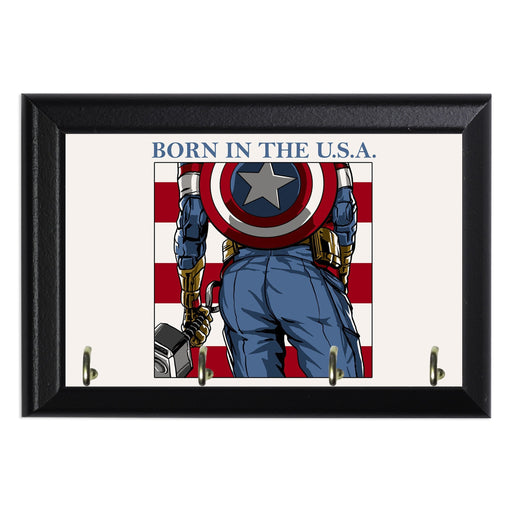 America s Ass Wall Plaque Key Holder - 8 x 6 / Yes