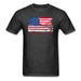 American Flag Unisex Classic T-Shirt - heather black / S