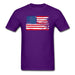 American Flag Unisex Classic T-Shirt - purple / S