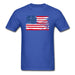 American Flag Unisex Classic T-Shirt - royal blue / S